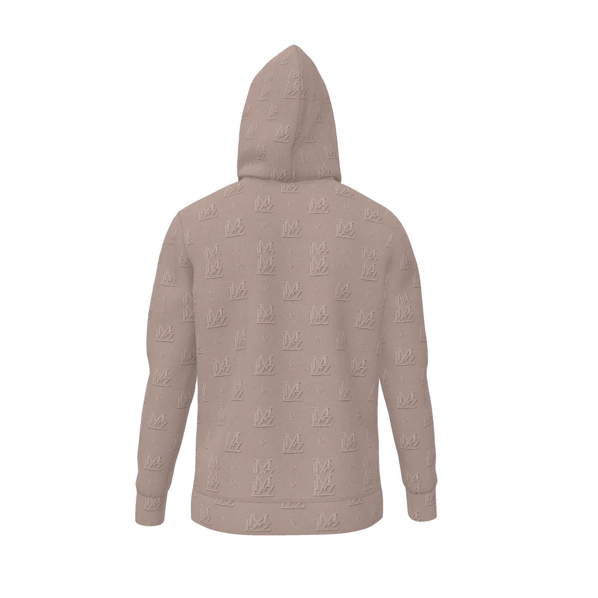 LMZ Blush Monogram Designer Hoodie