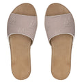 Womens Leather Sliders