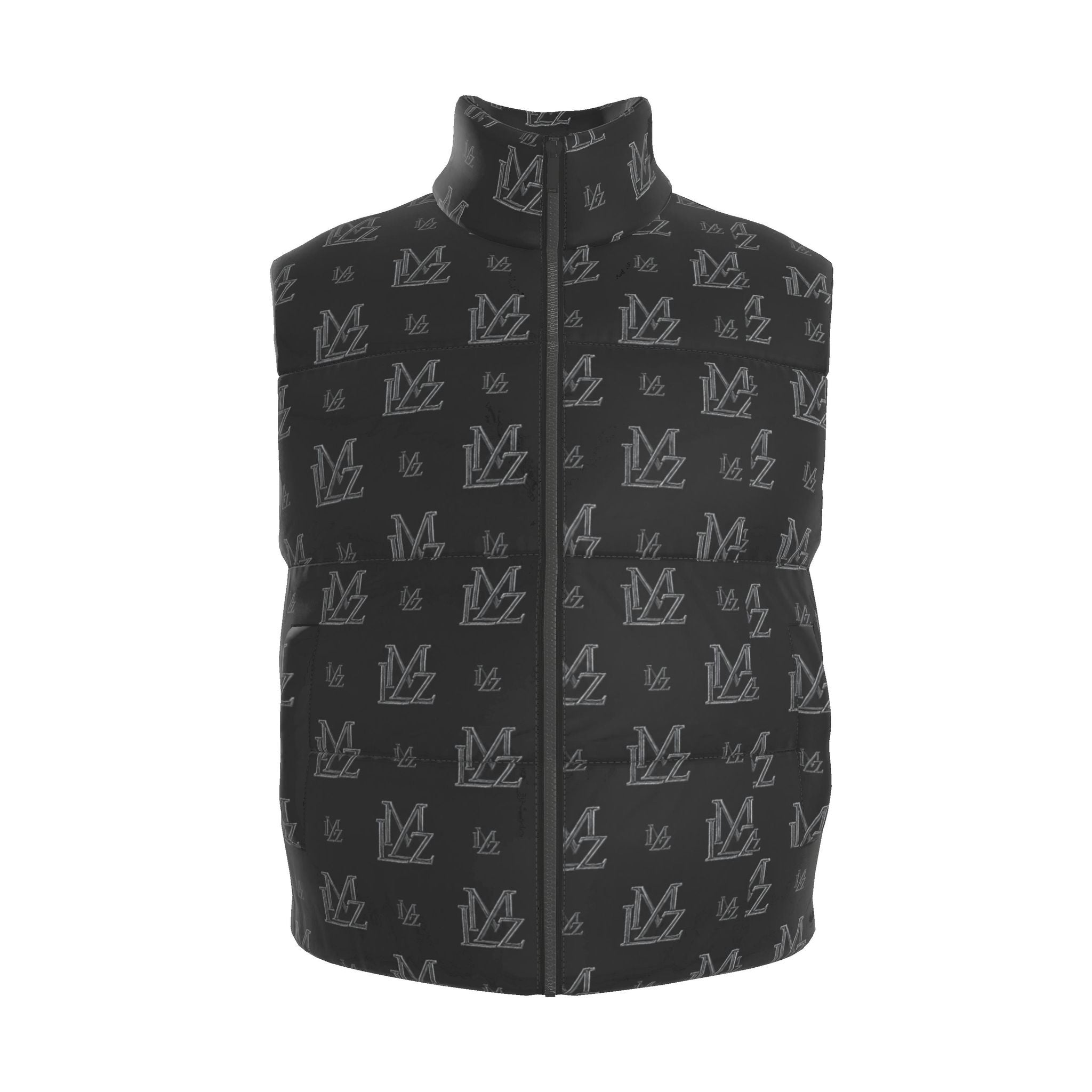 Obsidian Shadow Monogram Puffer Vest