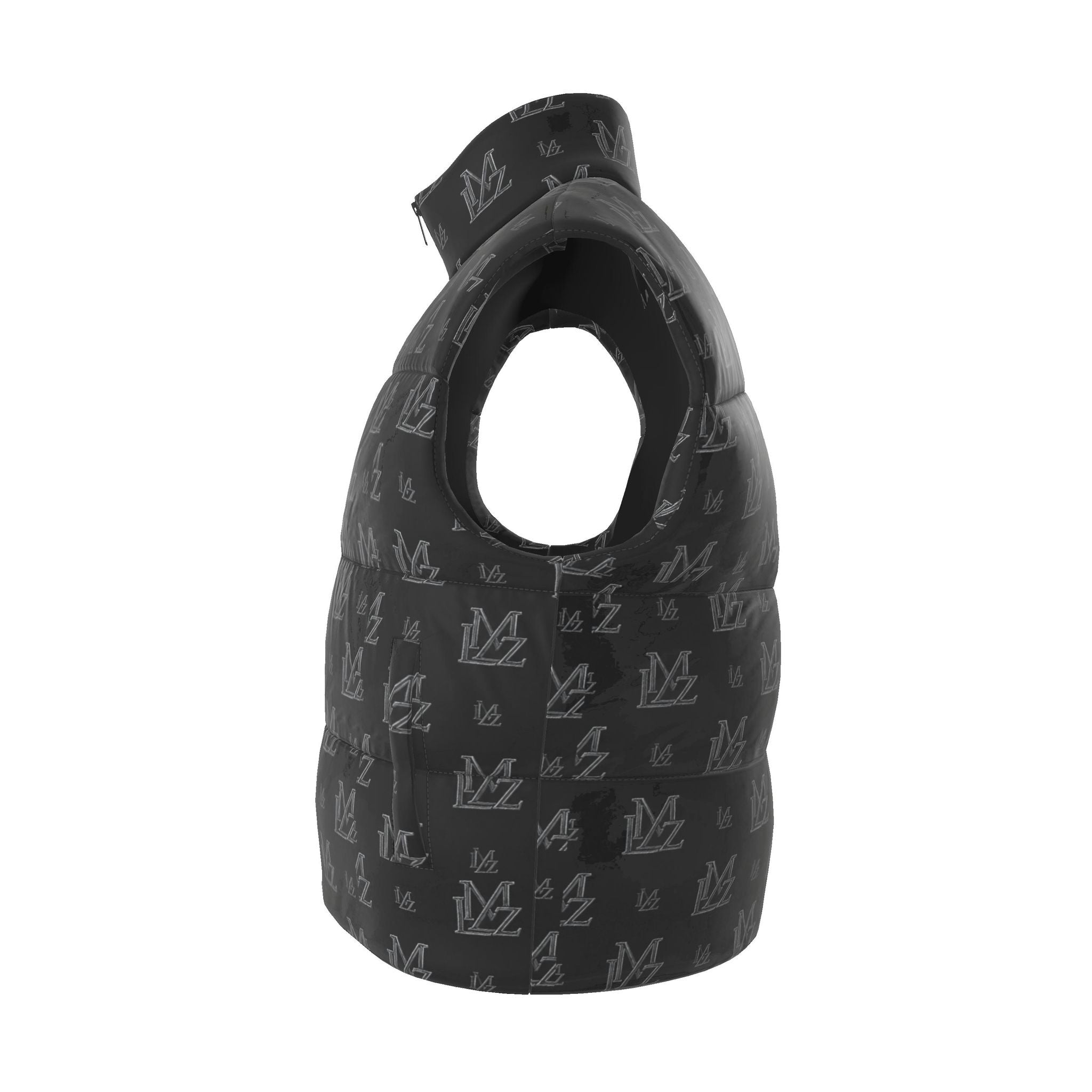 Obsidian Shadow Monogram Puffer Vest