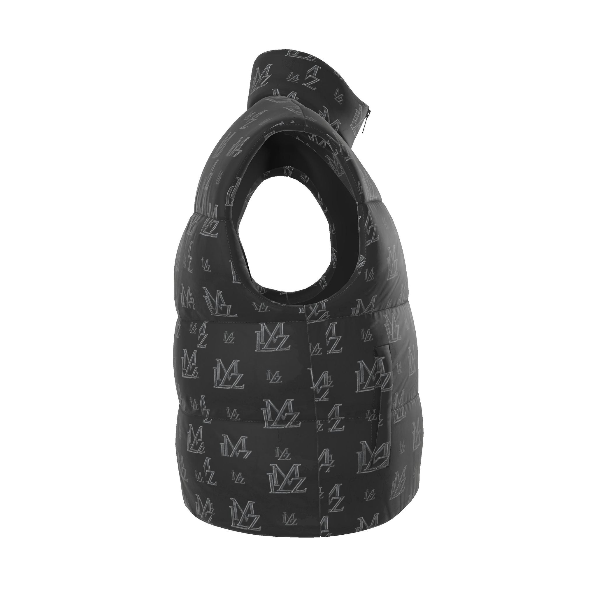 Obsidian Shadow Monogram Puffer Vest