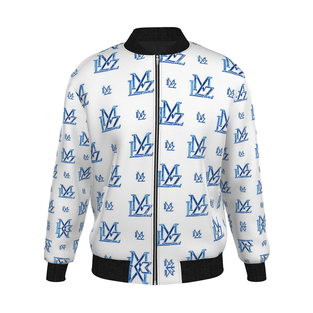 Arctic Blue Monogram Bomber Jacket