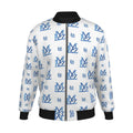 Arctic Blue Monogram Bomber Jacket