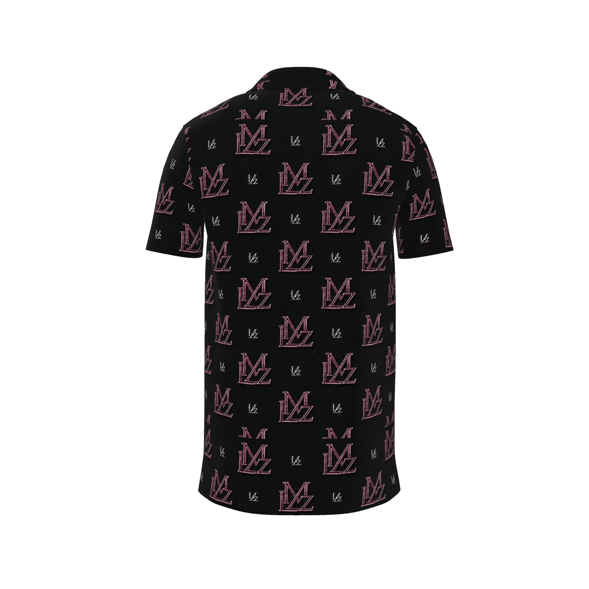 LMZ Obsidian Rose Monogram Men Polo