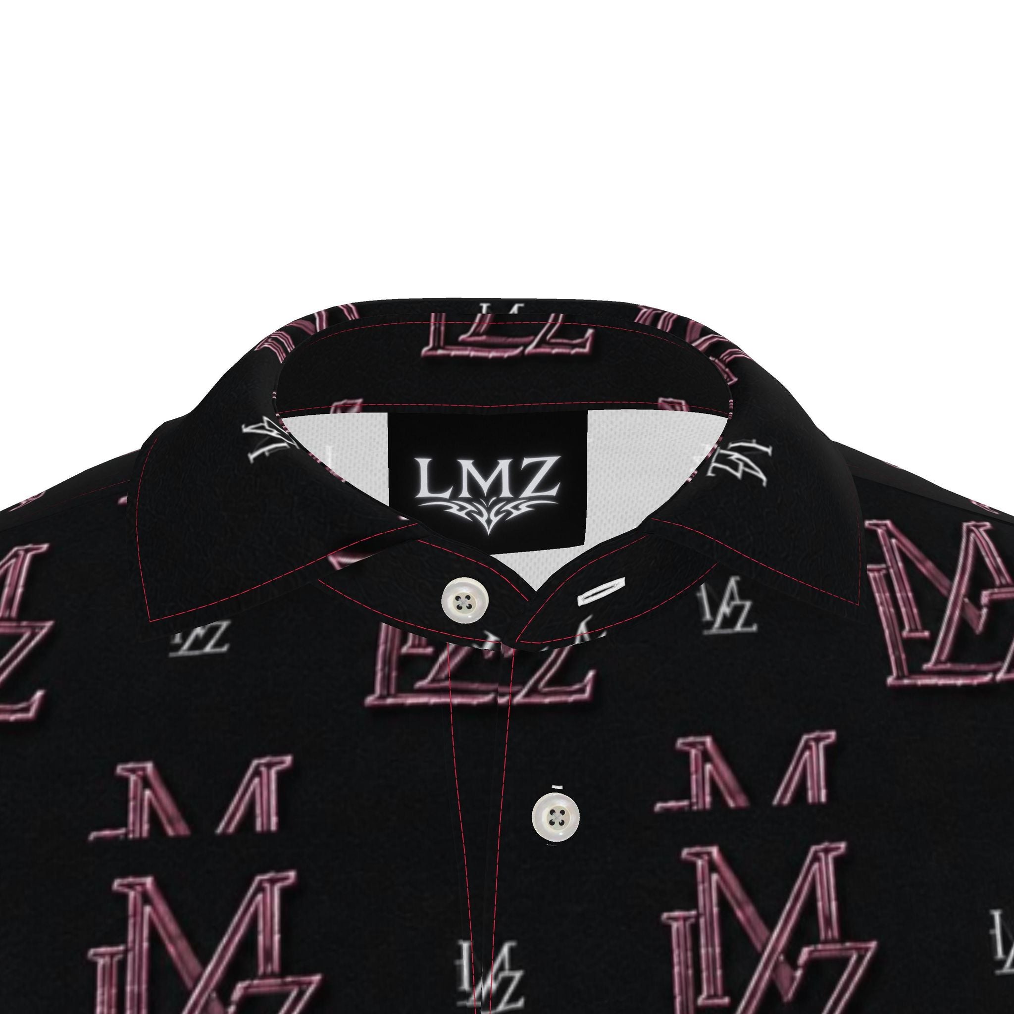 LMZ Obsidian Rose Monogram Men Polo