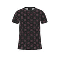 Monogram All-Over Print T-Shirt – Obsidian Pink