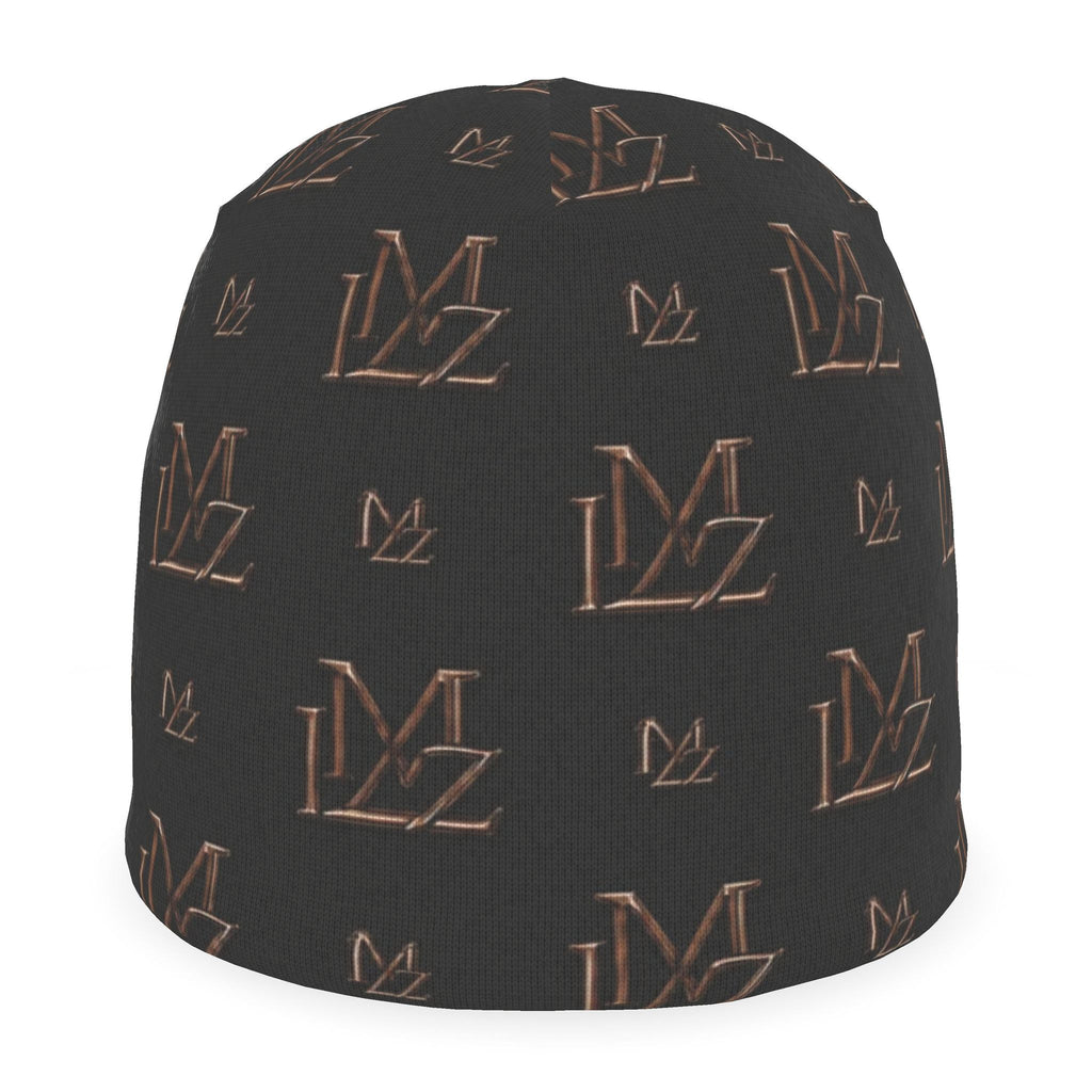 Monogram Brown & Black Beanie