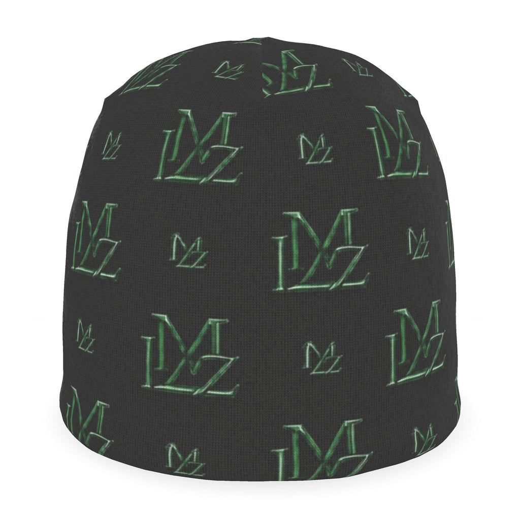 Monogram Green & Black Beanie