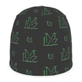 Monogram Green & Black Beanie