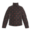 Crimson Shadow Monogram Puffer Jacket