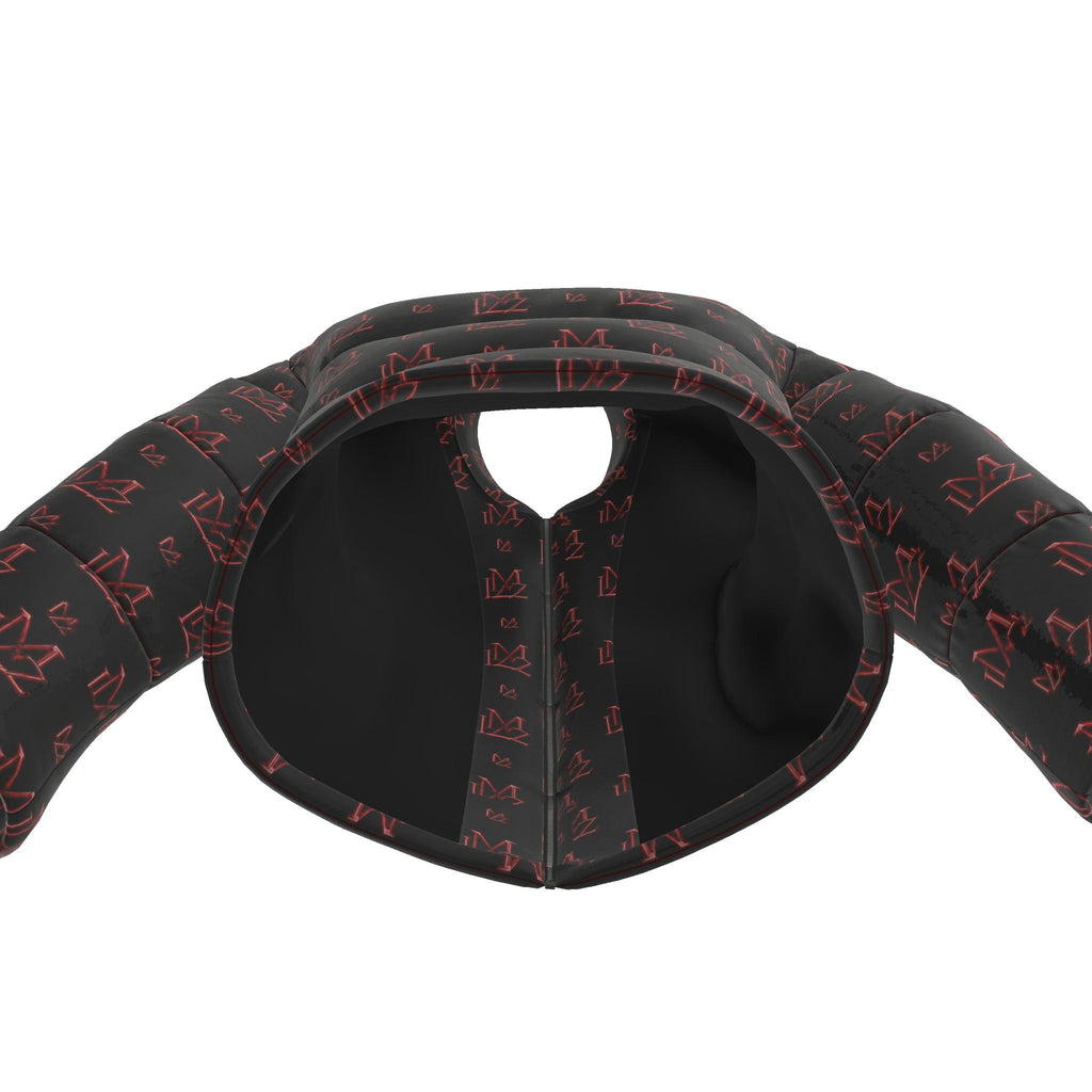 Crimson Shadow Monogram Puffer Jacket