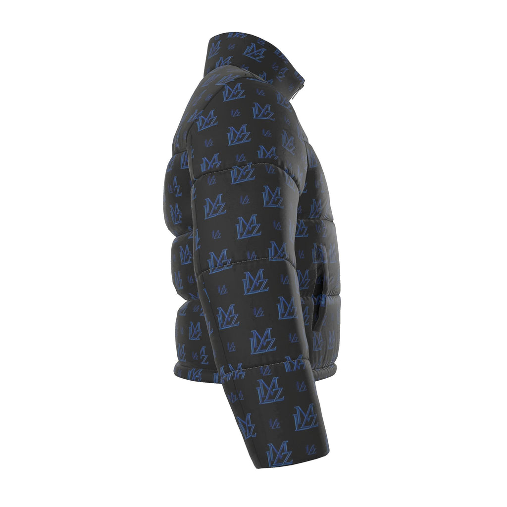 Midnight Blue Monogram Puffer Jacket