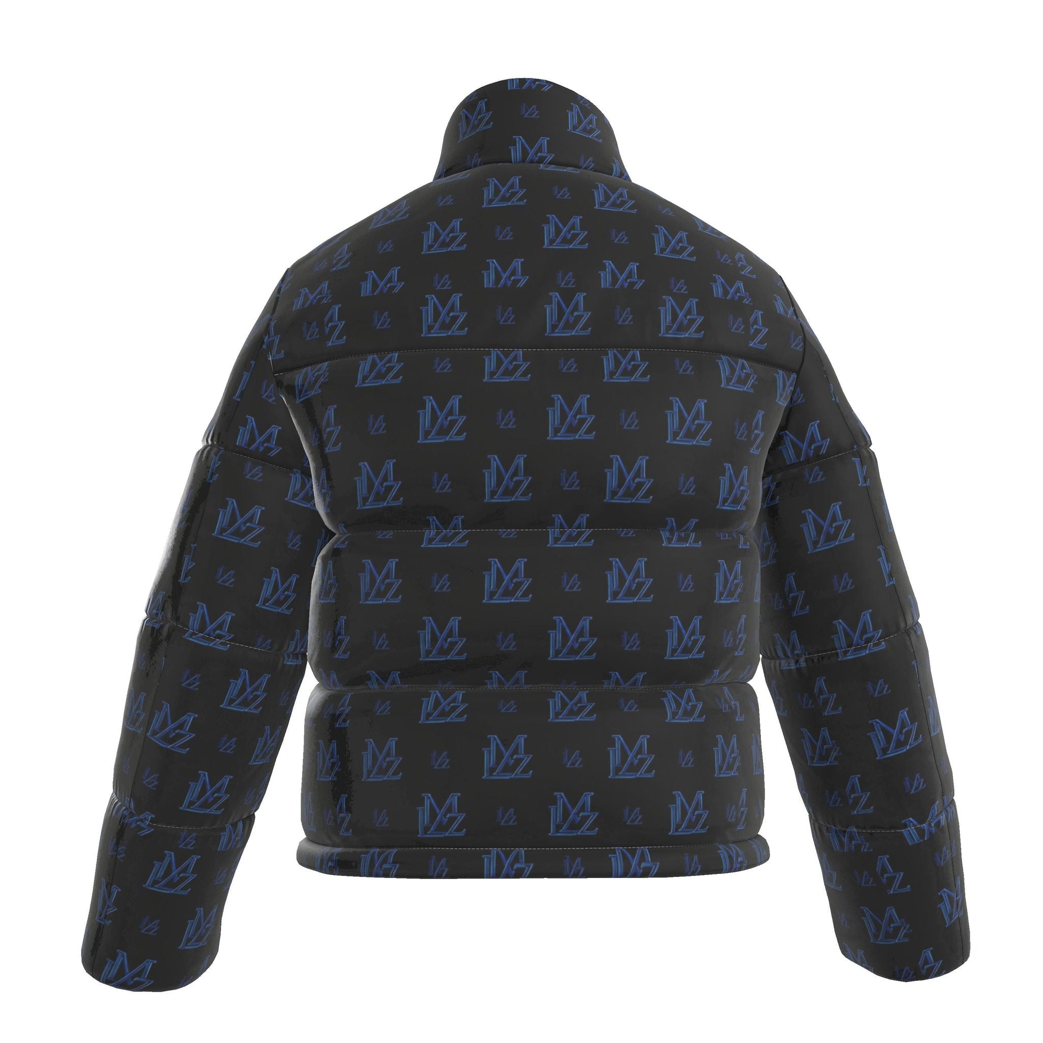 Midnight Blue Monogram Puffer Jacket
