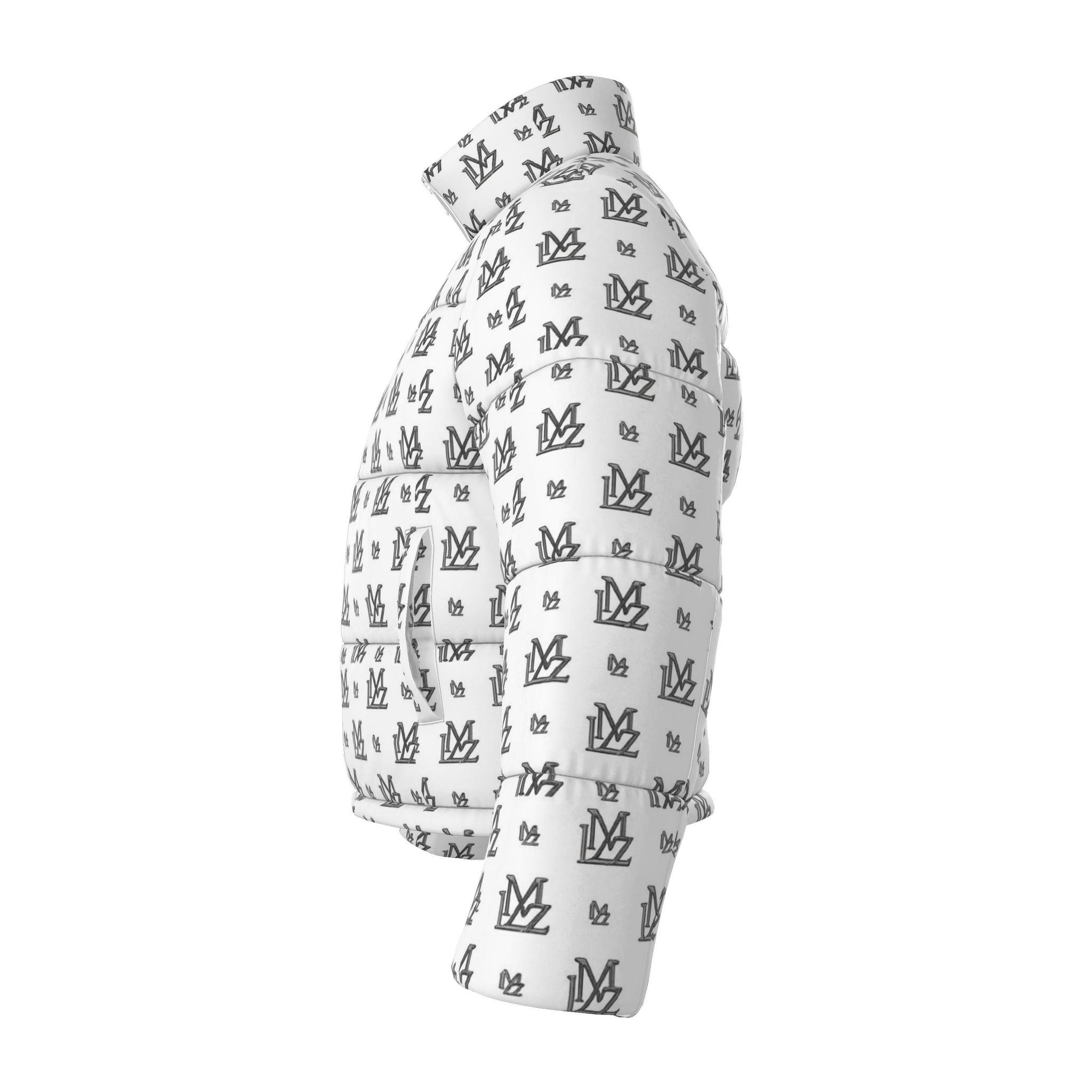 Frost Grey Monogram Puffer Jacket
