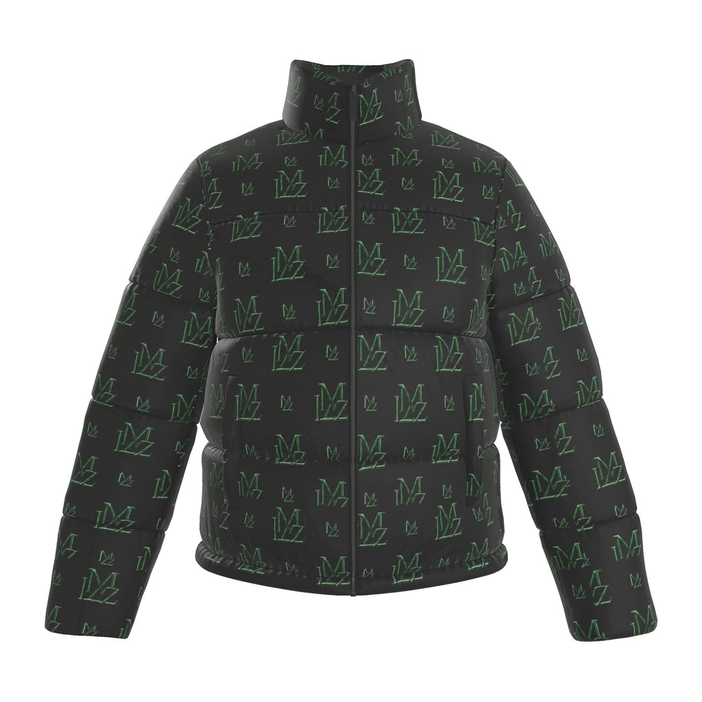 Obsidian Monogram Mens Puffer Jacket | Forest Edition