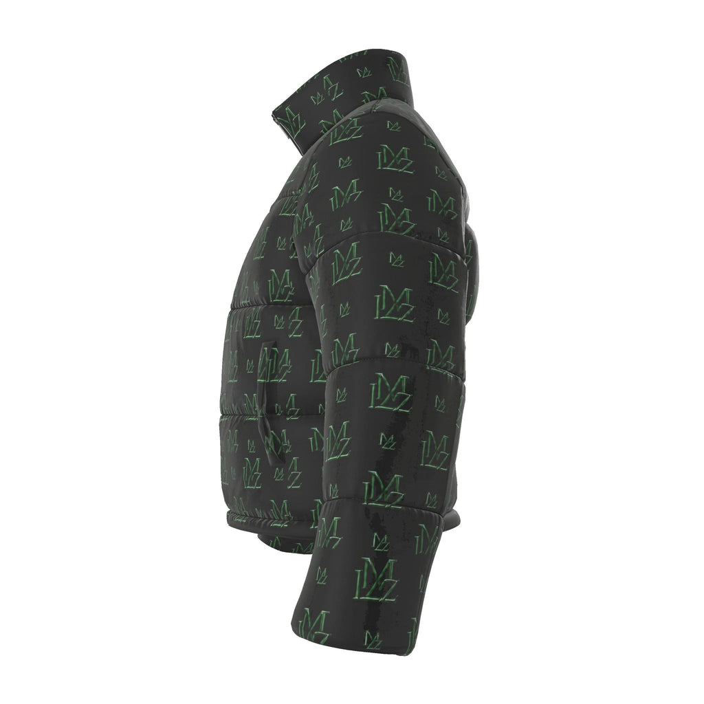 Obsidian Monogram Mens Puffer Jacket | Forest Edition