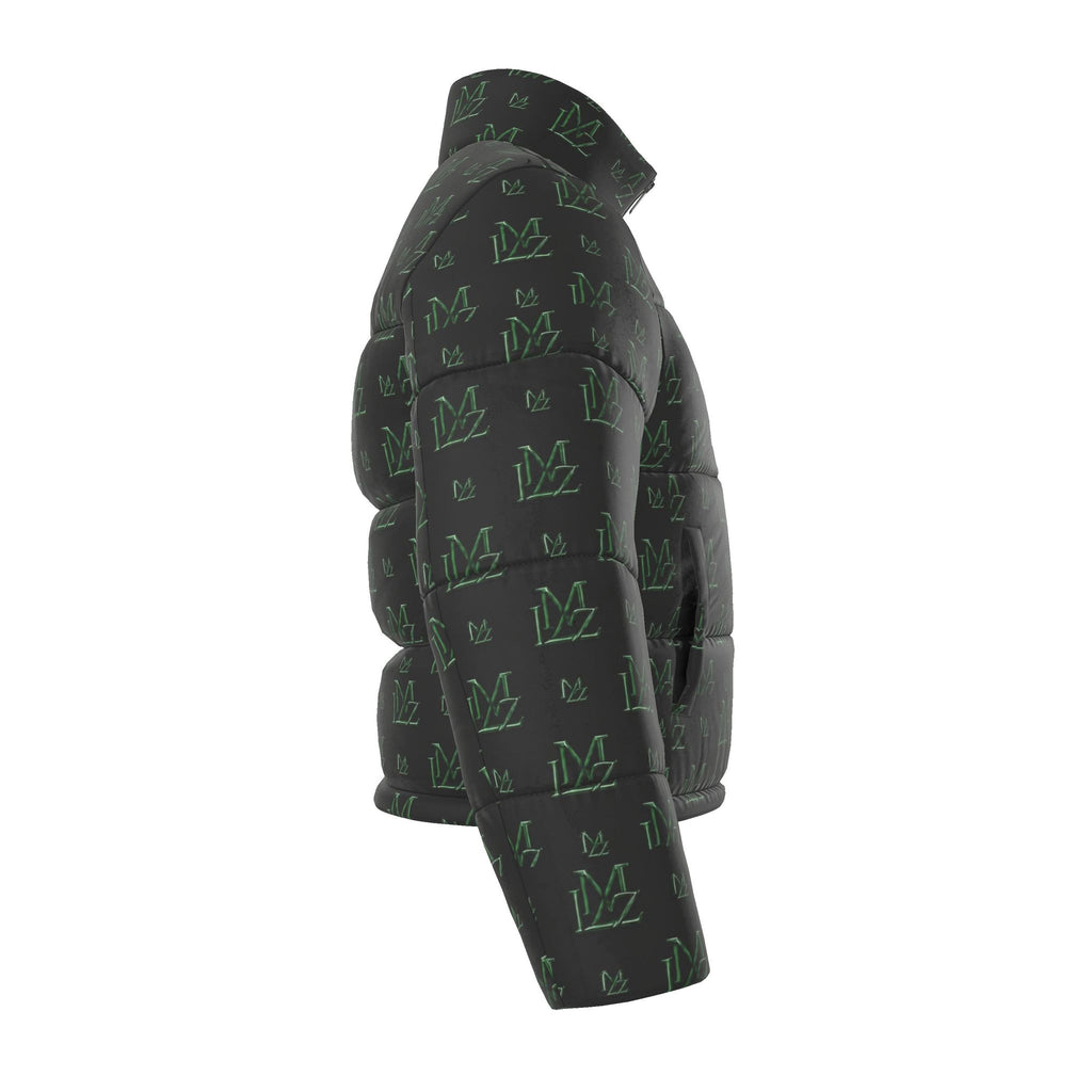 Obsidian Monogram Mens Puffer Jacket | Forest Edition