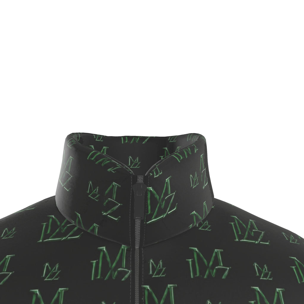 Obsidian Monogram Mens Puffer Jacket | Forest Edition