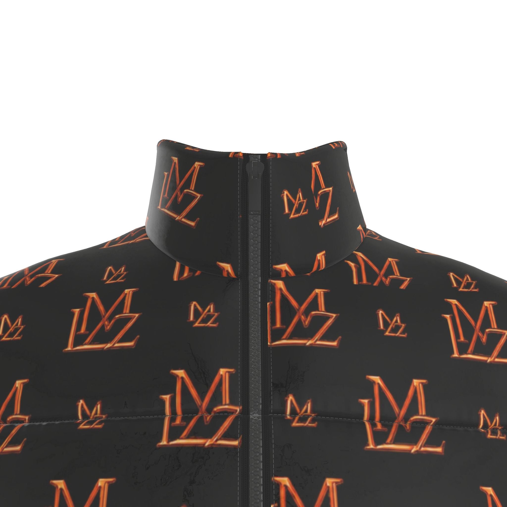 Obsidian Monogram Puffer Vest | Ember Edition