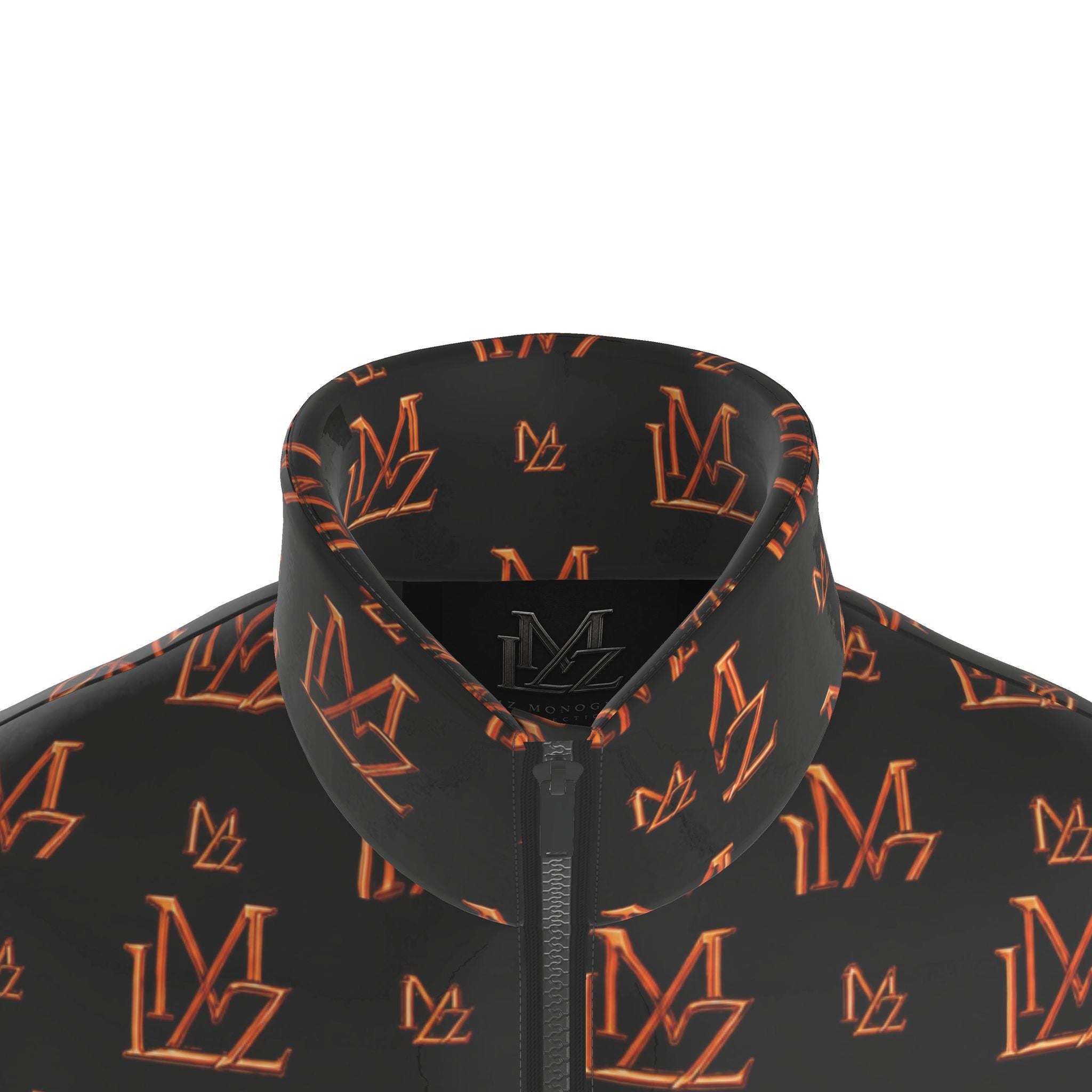 Obsidian Monogram Puffer Vest | Ember Edition
