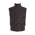 Obsidian Monogram Puffer Vest | Crimson Shadow Edition