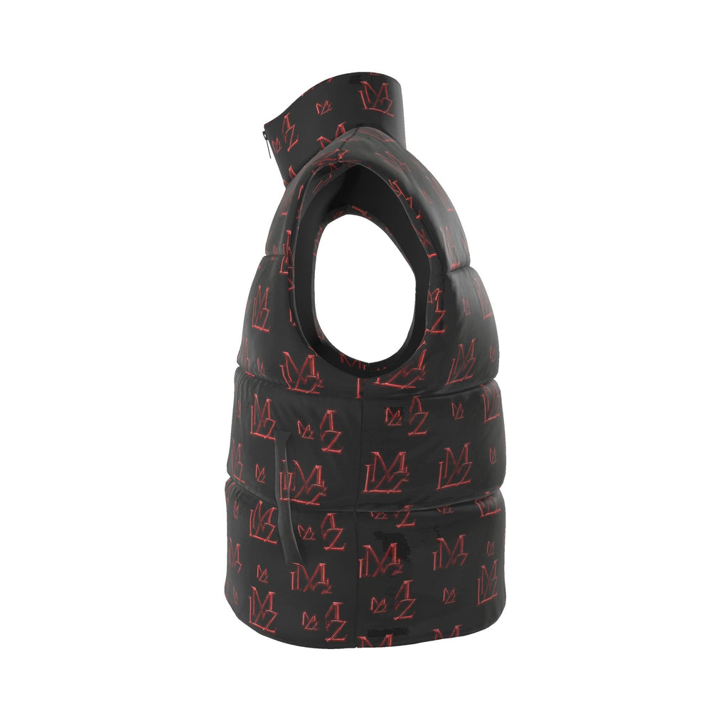 Obsidian Monogram Puffer Vest | Crimson Shadow Edition