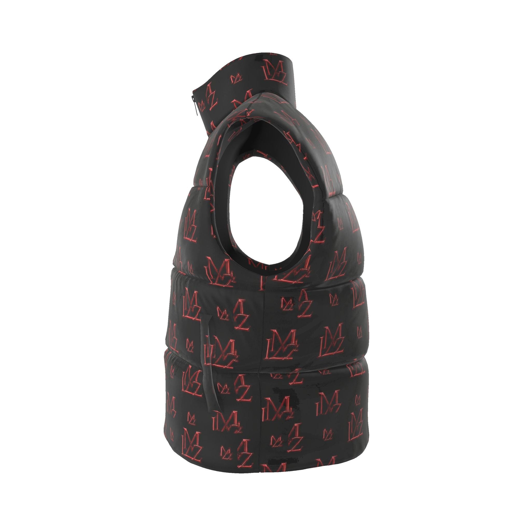Obsidian Monogram Puffer Vest | Crimson Shadow Edition