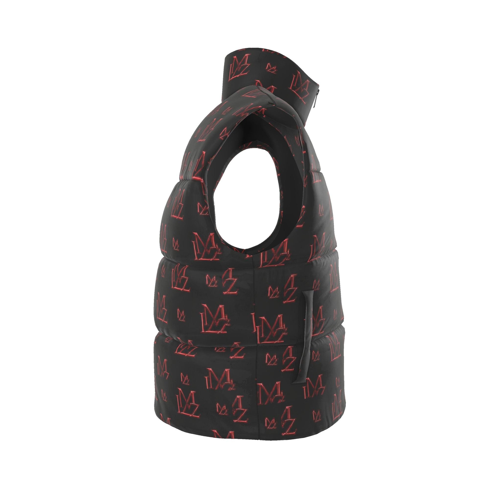 Obsidian Monogram Puffer Vest | Crimson Shadow Edition