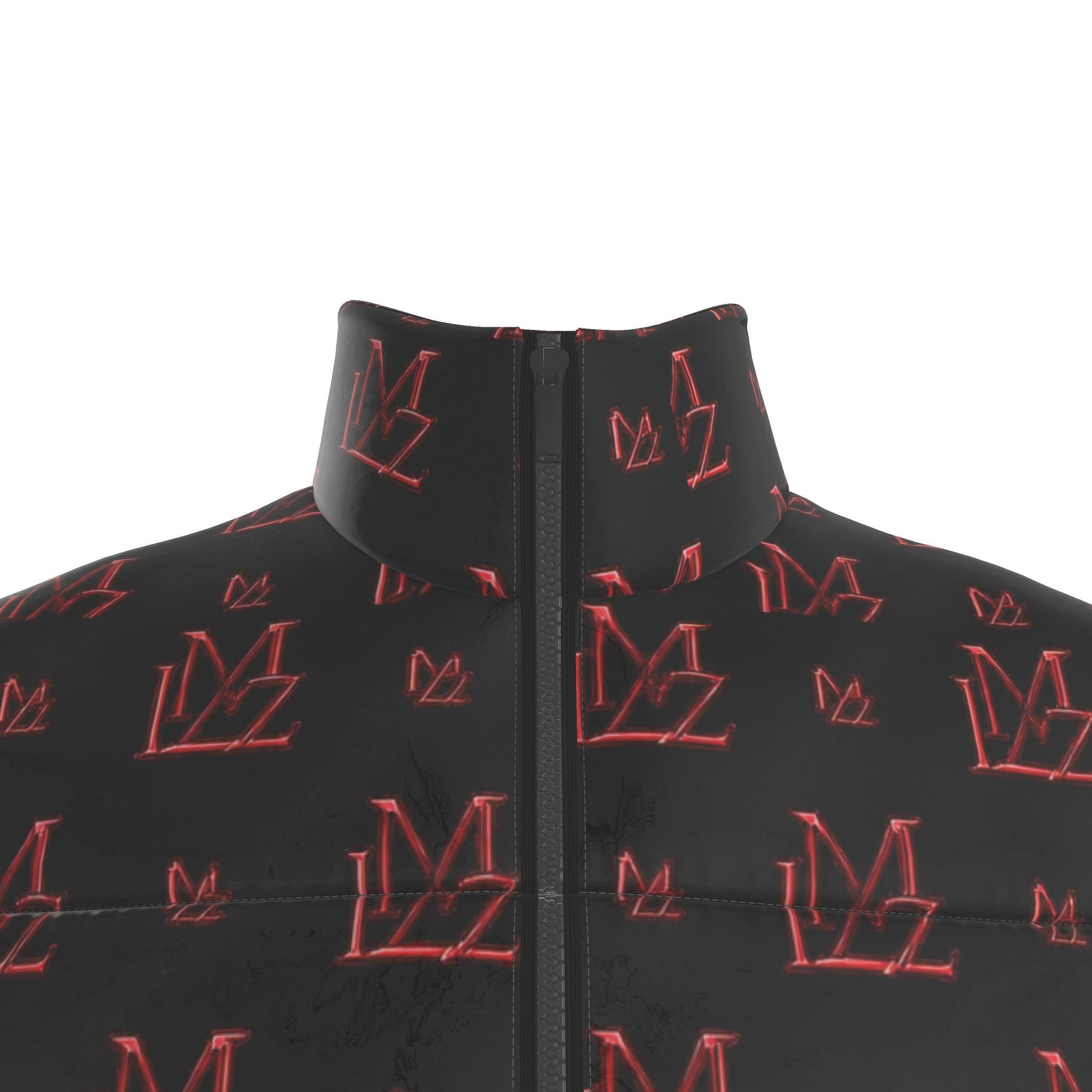 Obsidian Monogram Puffer Vest | Crimson Shadow Edition