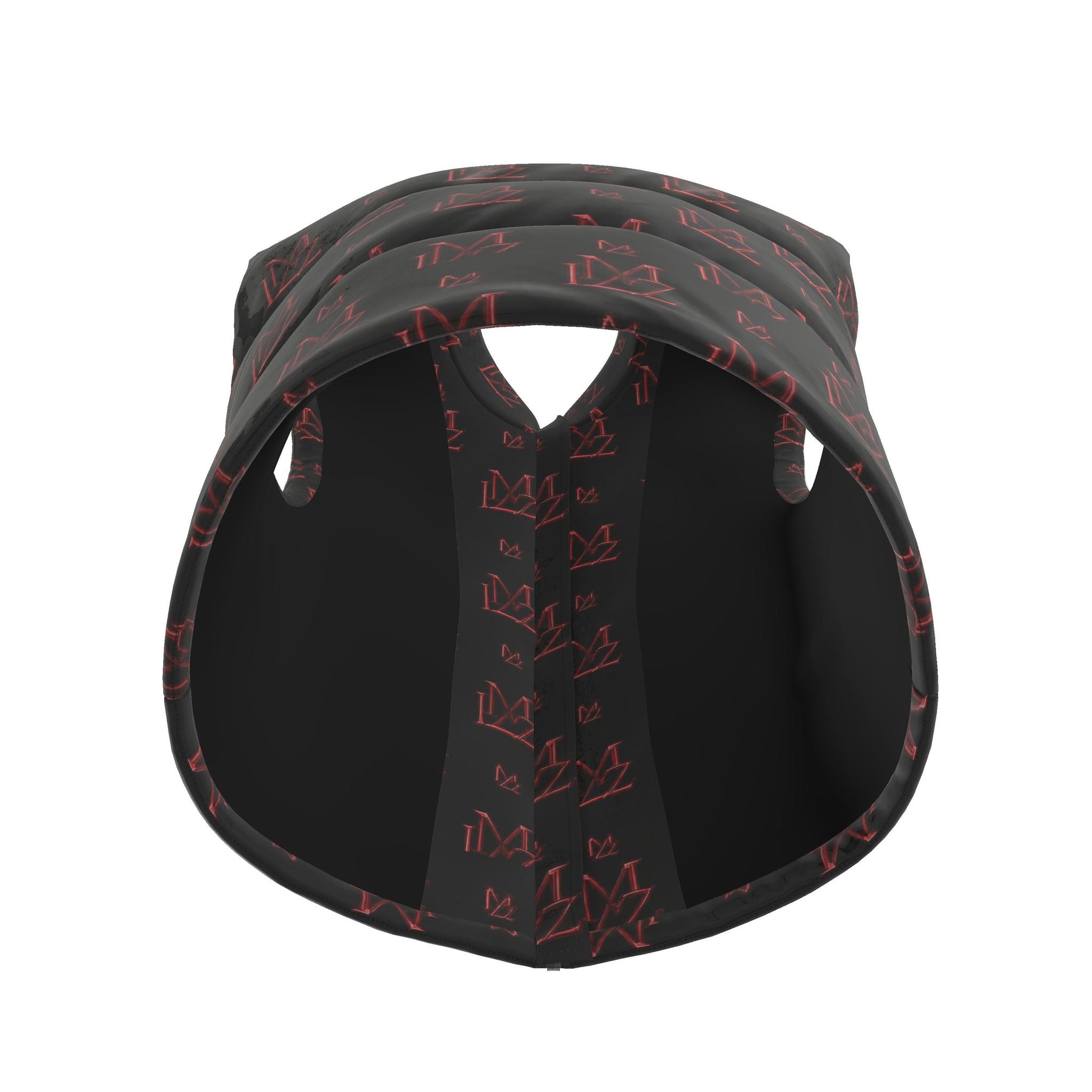 Obsidian Monogram Puffer Vest | Crimson Shadow Edition
