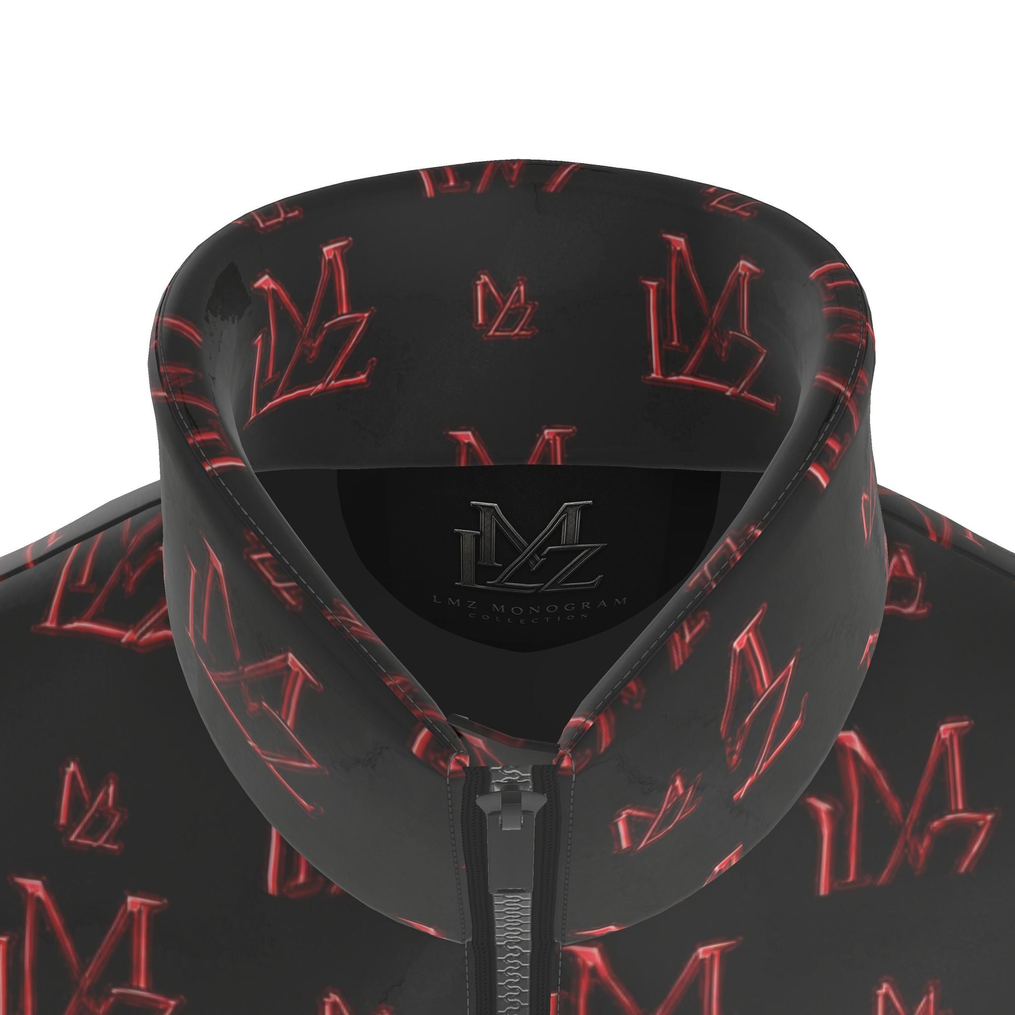 Obsidian Monogram Puffer Vest | Crimson Shadow Edition