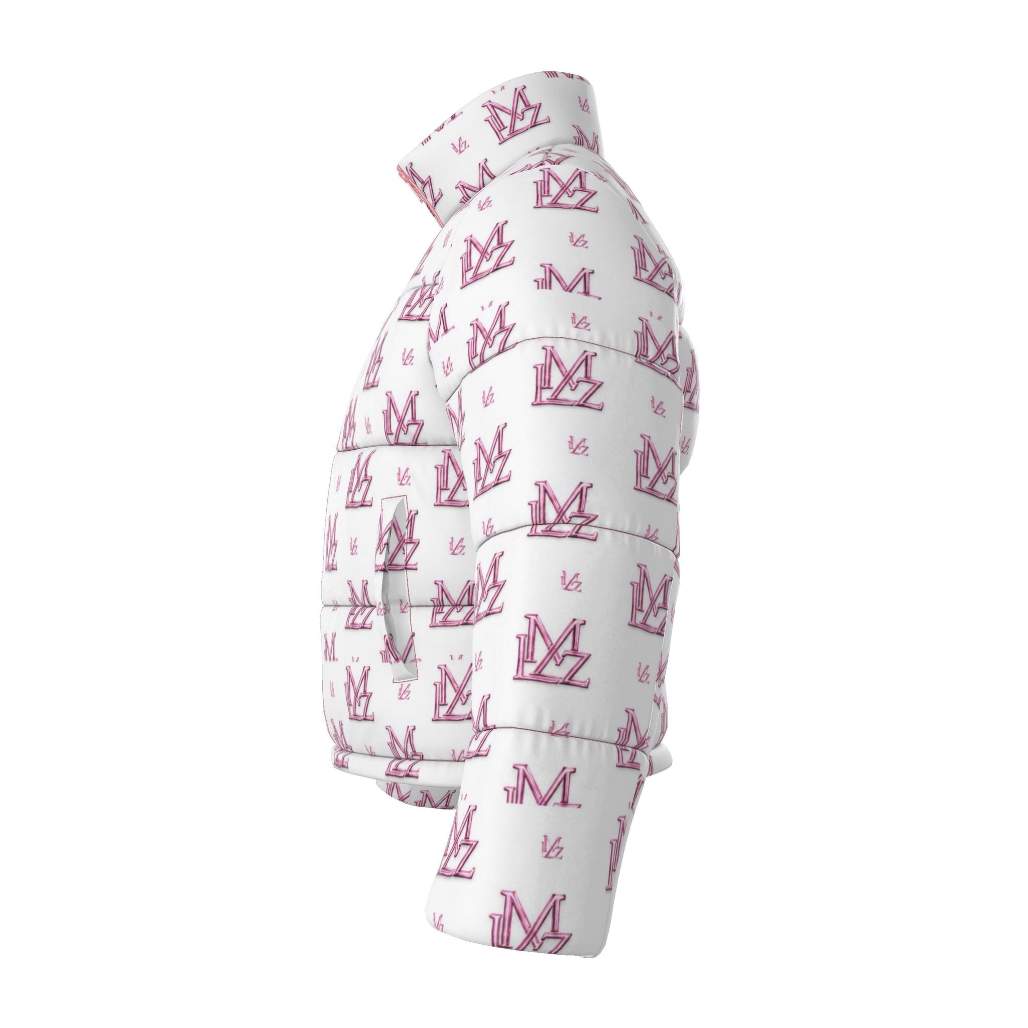 Monogram Women's Puffer Jacket – Obsidian Pink Edition