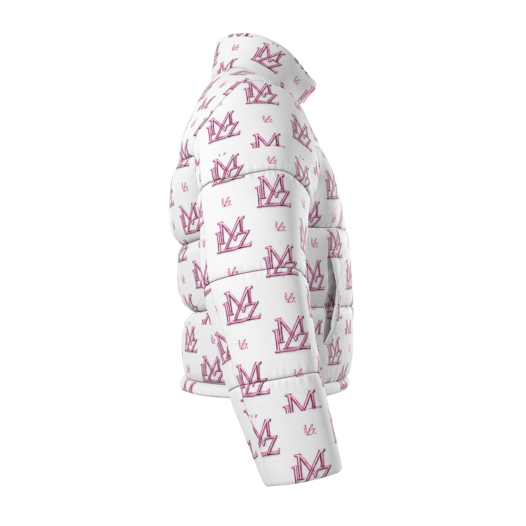 Monogram Women's Puffer Jacket – Obsidian Pink Edition