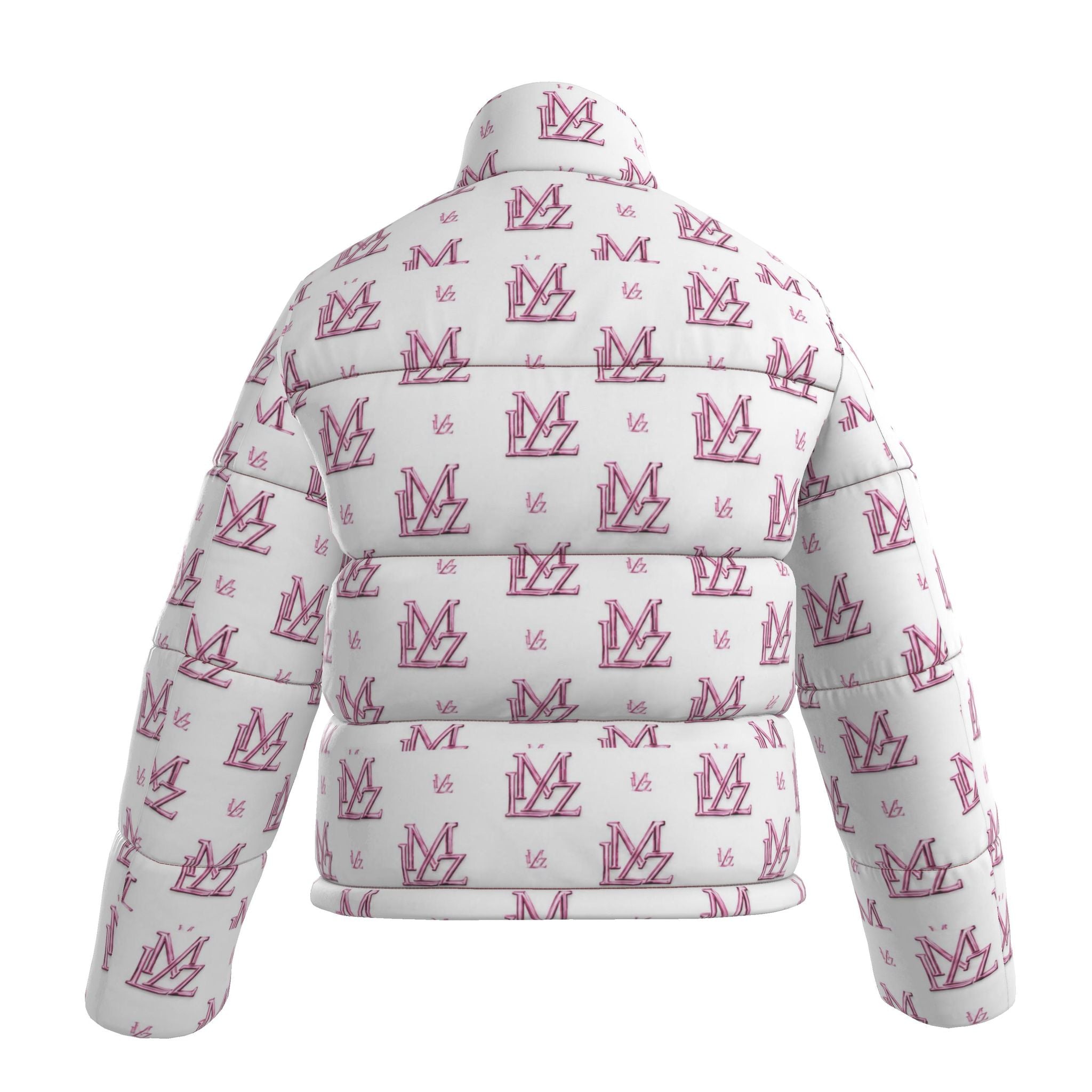 Monogram Women's Puffer Jacket – Obsidian Pink Edition