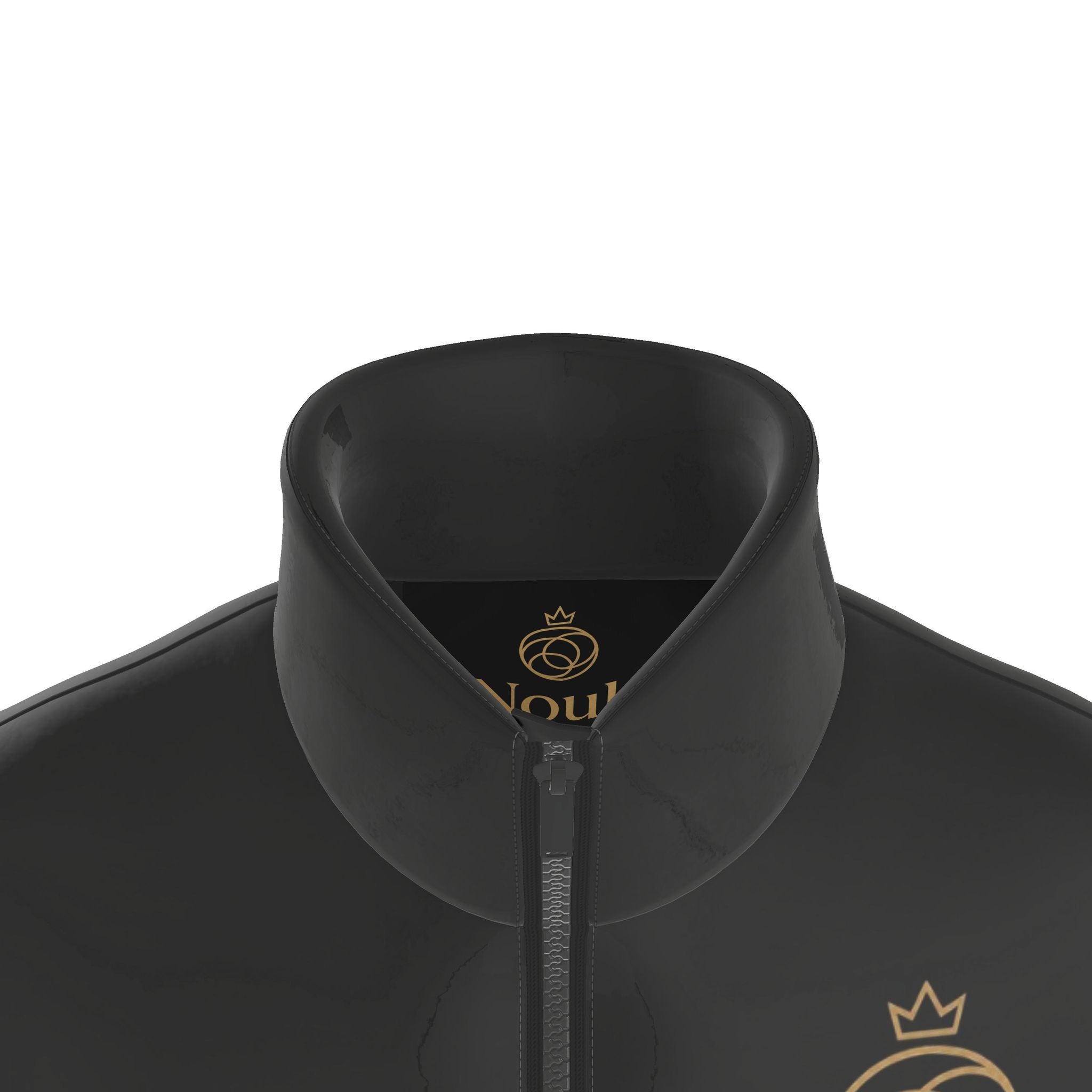 Nouh Crown Gold Obsidian Puffer Vest