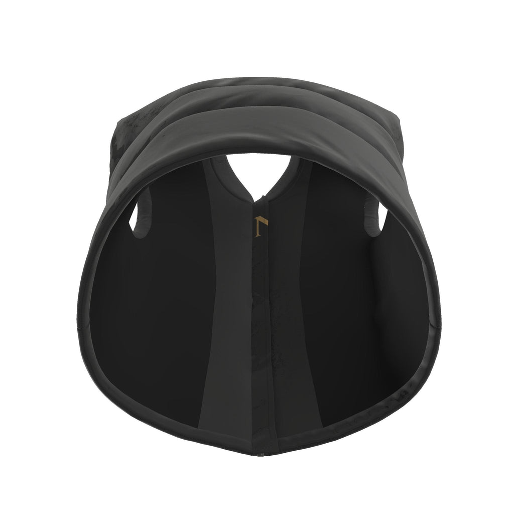 Nouh Crown Gold Obsidian Puffer Vest