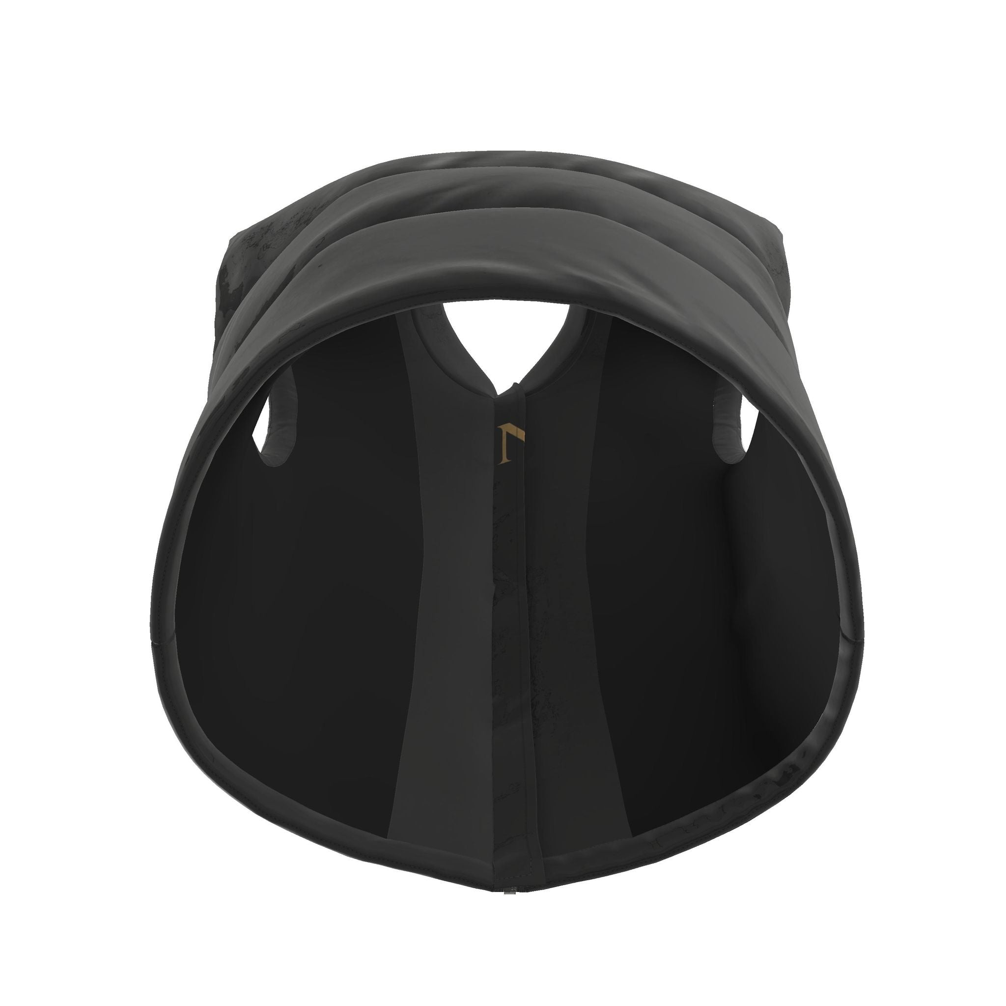 Nouh Crown Gold Obsidian Puffer Vest