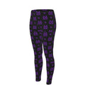 LMZ Electric Purple Monogram Leggings