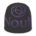 Nouh Obsidian Amethyst Signature Beanie